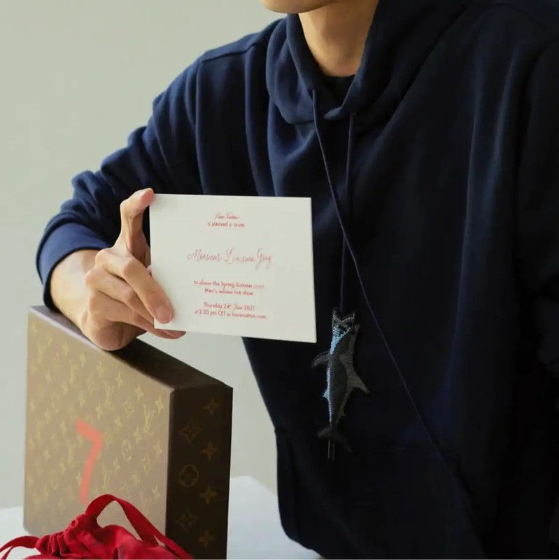 Louis Vuitton Louis Vuitton Blue Cotton Men's Hoodie 0089 Size US M / EU 48-50 / 2 - 7 Thumbnail