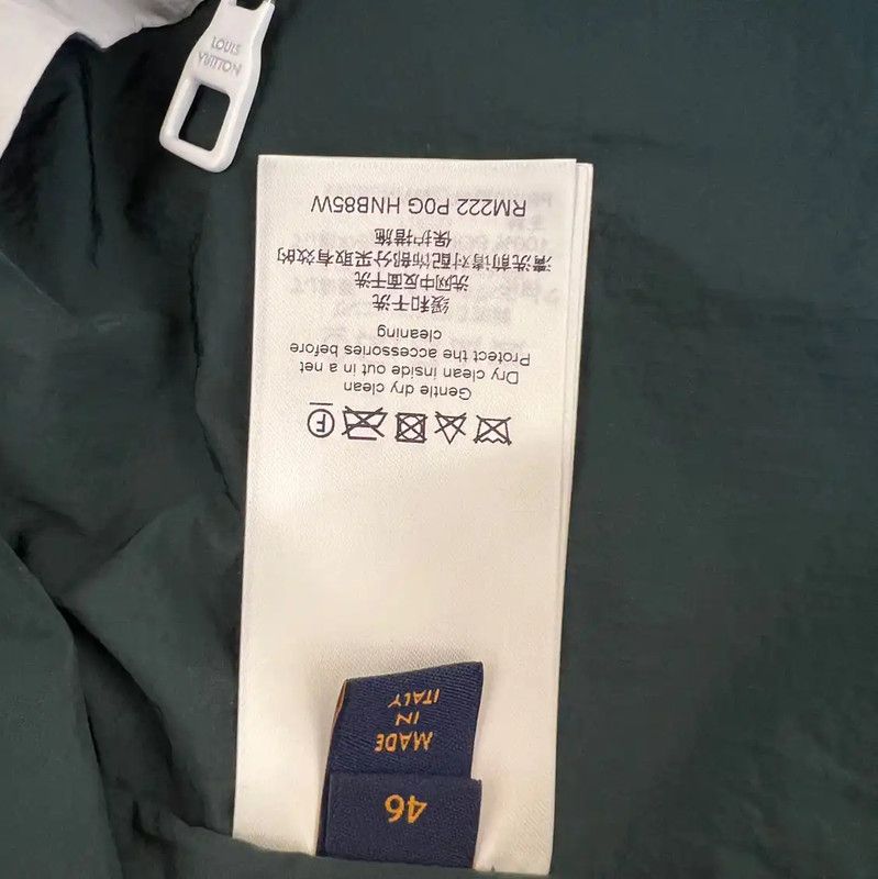 Louis Vuitton Louis Vuitton Green Nylon Hooded Jacket 0089 Size US M / EU 48-50 / 2 - 6 Thumbnail