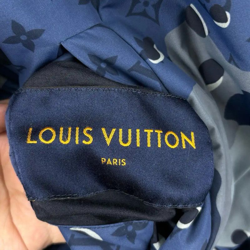 Louis Vuitton Louis Vuitton Men's Navy Camouflage Winter Jacket 0089 Size US M / EU 48-50 / 2 - 5 Thumbnail