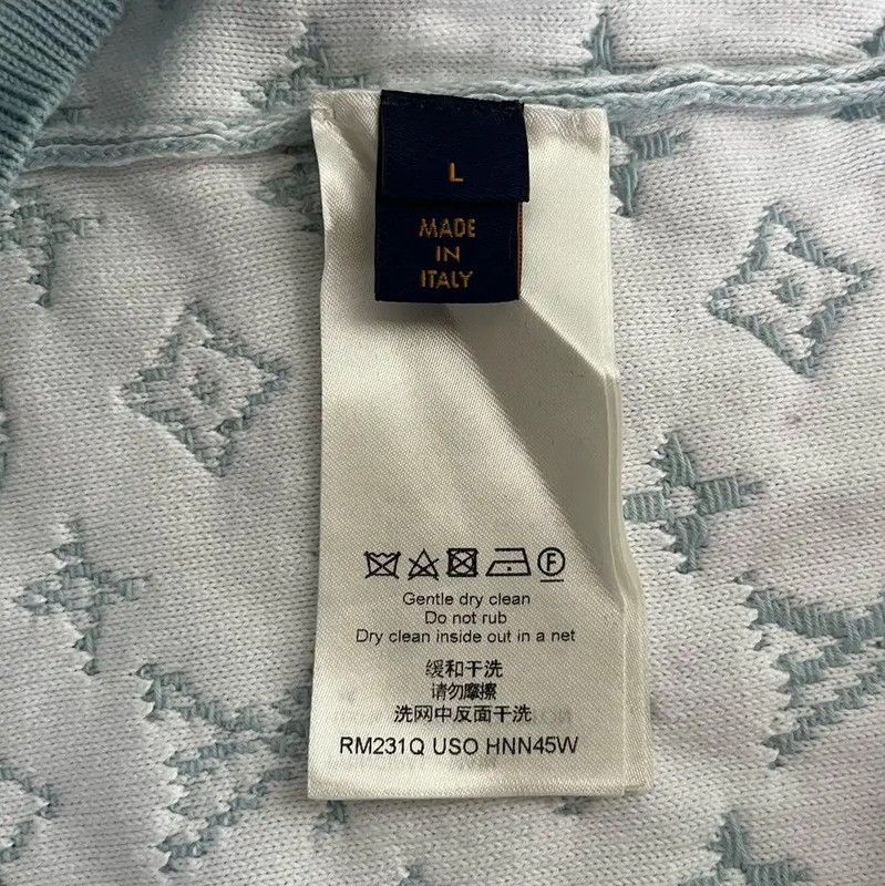 Louis Vuitton Louis Vuitton Light Blue Men's Hoodie 0089 Size US L / EU 52-54 / 3 - 5 Thumbnail