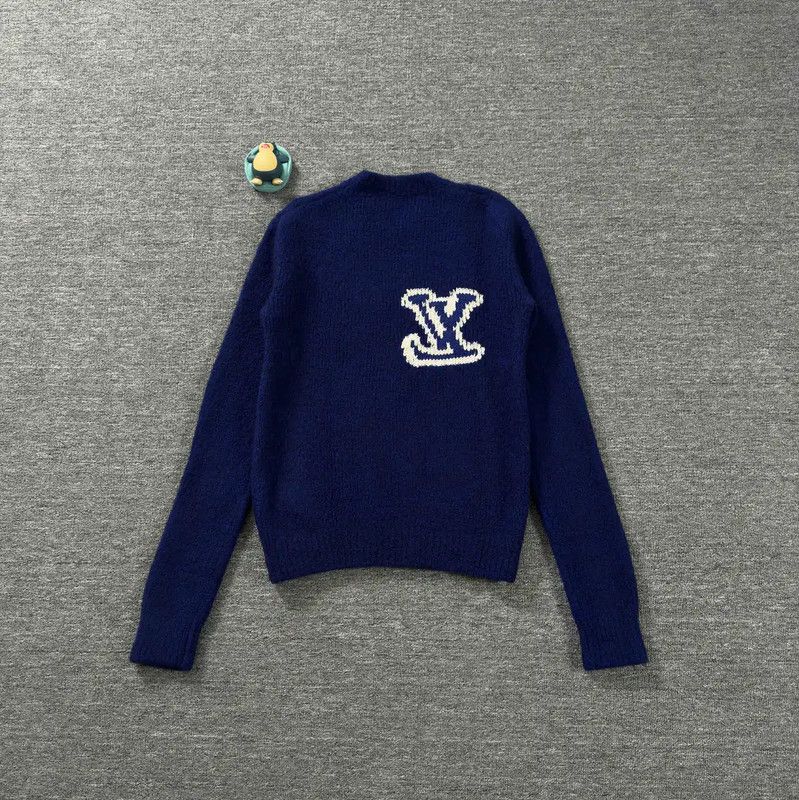 Louis Vuitton Blue Wool Men's Sweater 0089