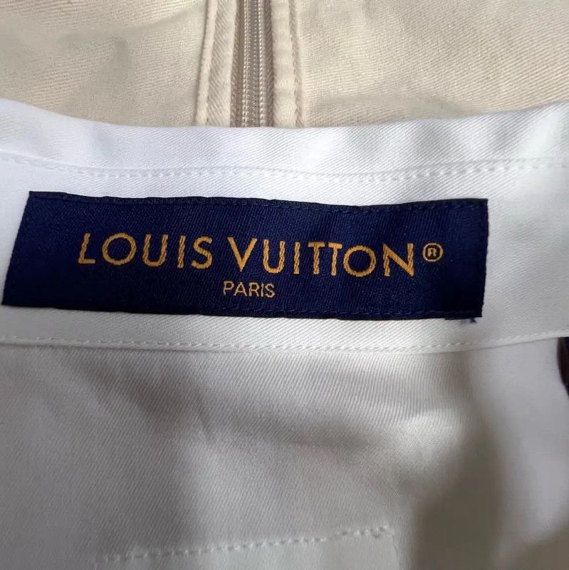 Louis Vuitton Louis Vuitton White Cotton Men's Shirt 0089 Size US L / EU 52-54 / 3 - 2 Thumbnail