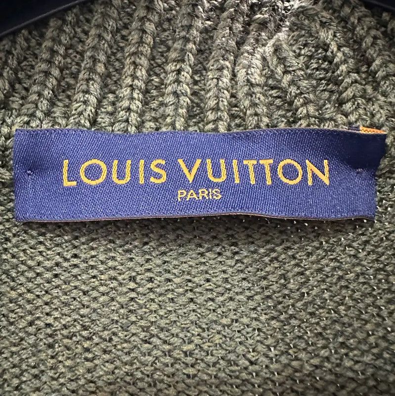 Louis Vuitton Louis Vuitton Green Wool Men's Knit Pullover 0089 Size US L / EU 52-54 / 3 - 6 Thumbnail