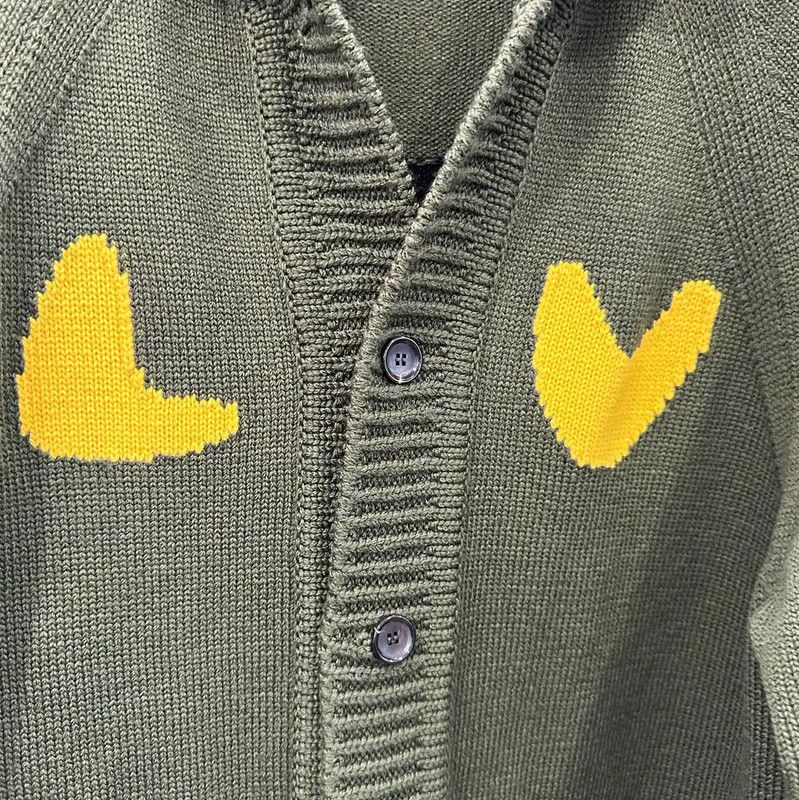 Louis Vuitton Louis Vuitton Green Wool Men's Knit Pullover 0089 Size US L / EU 52-54 / 3 - 4 Thumbnail
