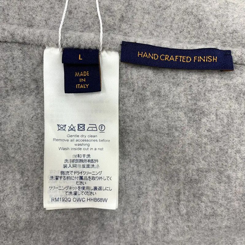Louis Vuitton Louis Vuitton Gray Wool Men's Hoodie 0089 Size US L / EU 52-54 / 3 - 7 Thumbnail