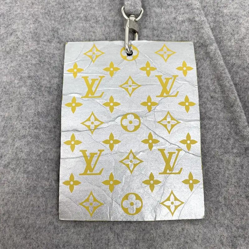 Louis Vuitton Louis Vuitton Gray Wool Men's Hoodie 0089 Size US L / EU 52-54 / 3 - 5 Thumbnail