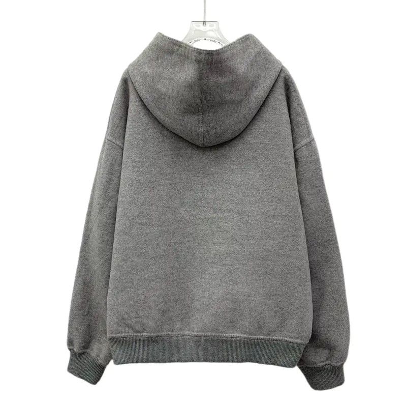 Louis Vuitton Louis Vuitton Gray Wool Men's Hoodie 0089 Size US L / EU 52-54 / 3 - 2 Thumbnail