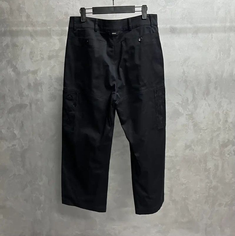 Louis Vuitton Louis Vuitton Black Cotton Casual Pants 0089 Size US 36 / EU 52 - 2 Thumbnail