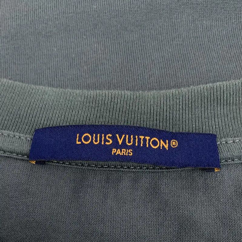 Louis Vuitton Louis Vuitton Green Cotton Men's T-Shirt XL 0089 Size US XL / EU 56 / 4 - 4 Thumbnail