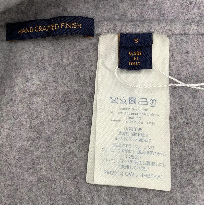 Louis Vuitton Louis Vuitton Gray Wool Hoodie for Men 0089 Size US S / EU 44-46 / 1 - 8 Thumbnail