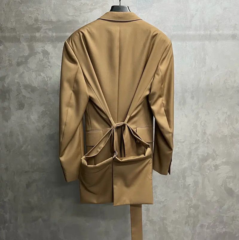 Louis Vuitton Louis Vuitton Khaki Cotton Men's Outerwear 0089 Size US XL / EU 56 / 4 - 2 Thumbnail