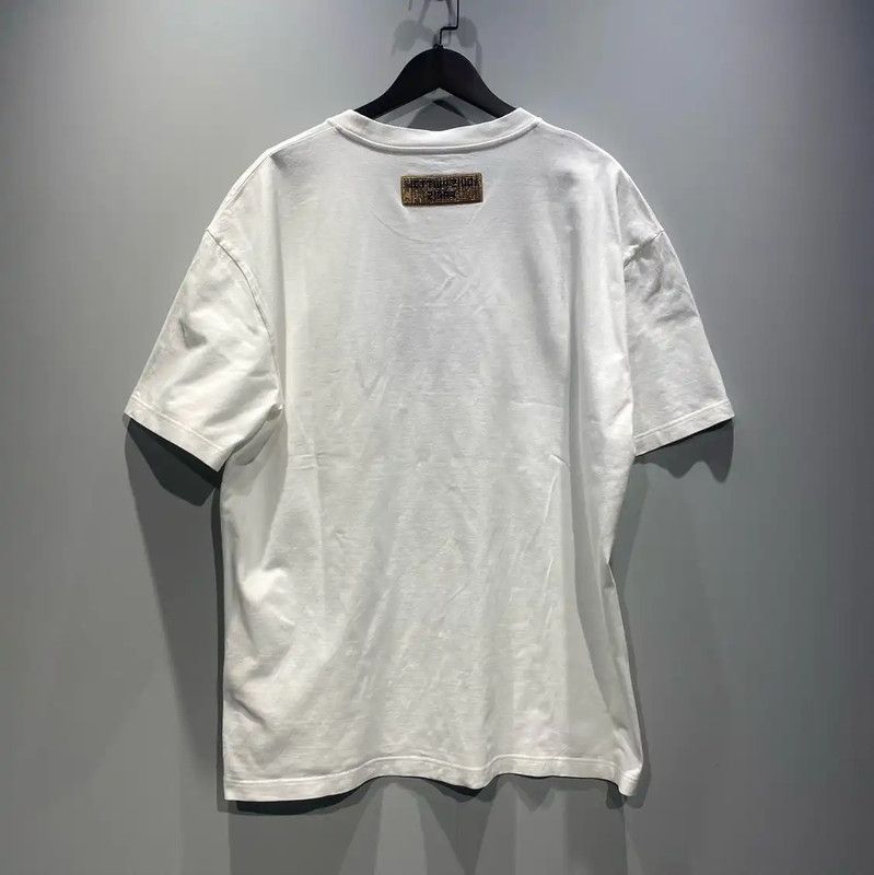 Louis Vuitton Louis Vuitton White Cotton XXL Men's T-Shirt 0089 Size US XXL / EU 58 / 5 - 2 Thumbnail