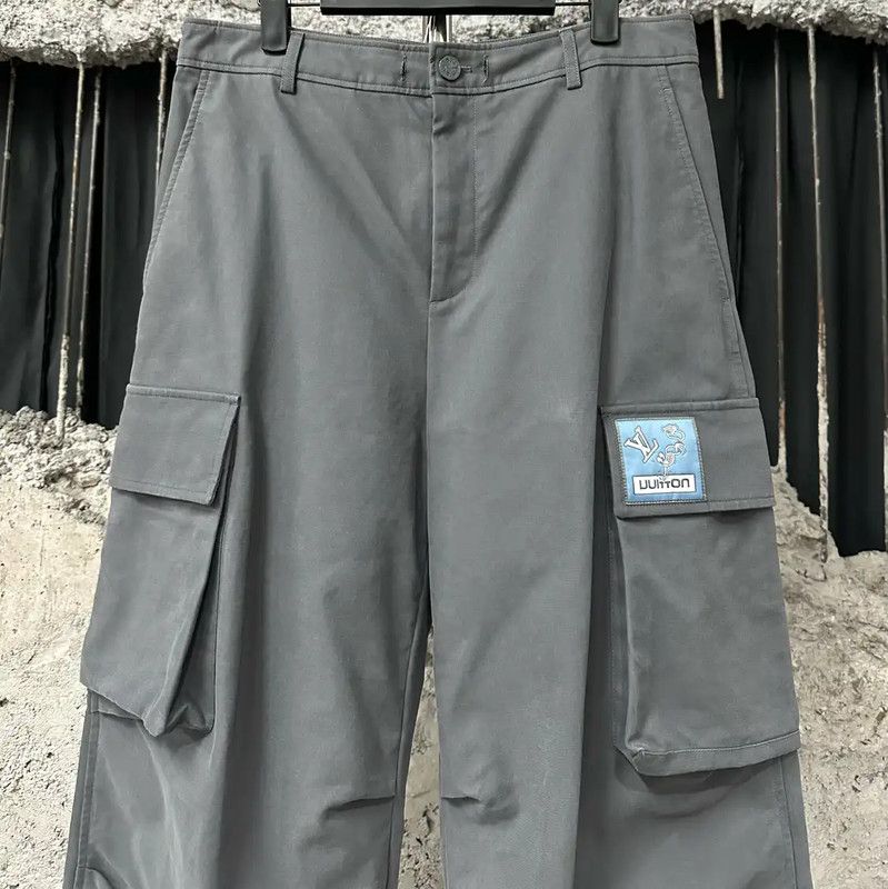 Louis Vuitton Louis Vuitton Men's Casual Pants in Gray 0089 Size US 32 / EU 48 - 3 Thumbnail