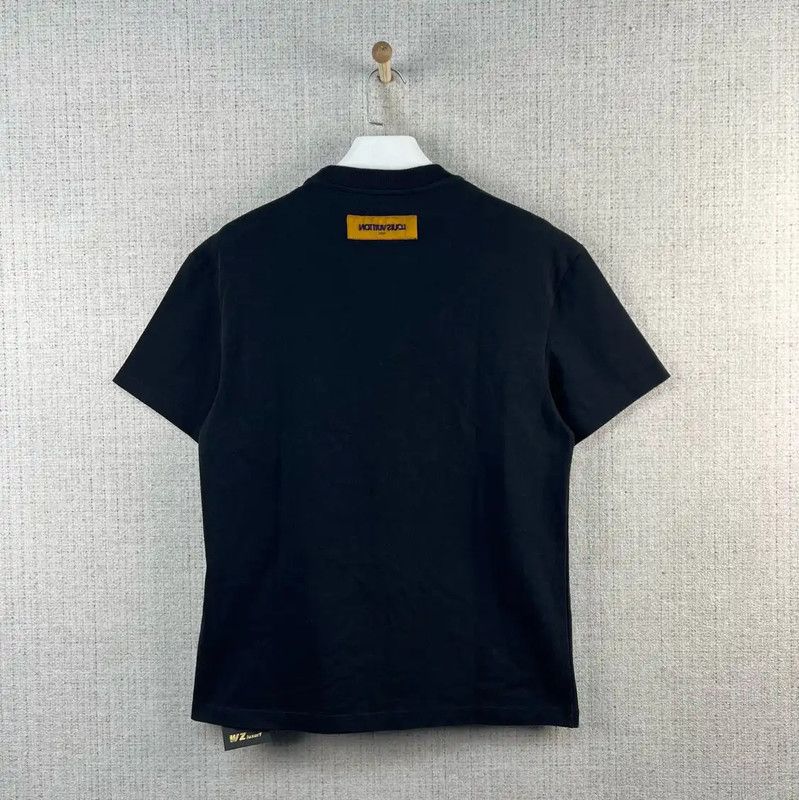 Louis Vuitton Louis Vuitton Black Cotton Embroidered T-Shirt 0089 Size US M / EU 48-50 / 2 - 3 Thumbnail