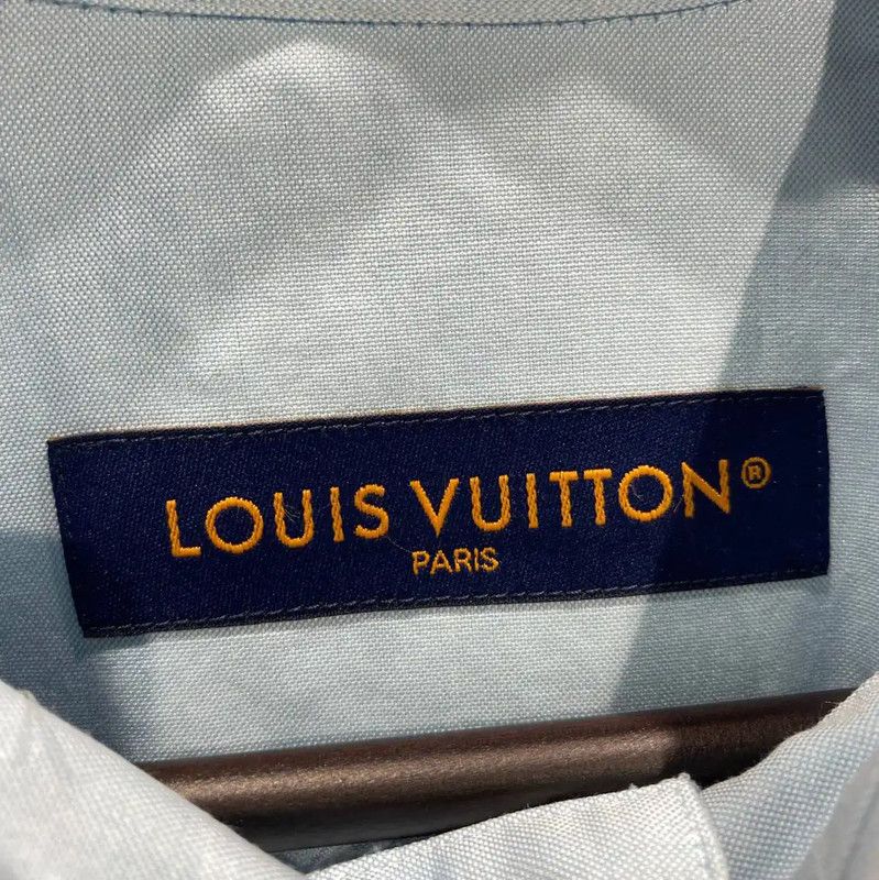 Louis Vuitton Louis Vuitton Blue Cotton Men's T-Shirt 0089 Size US M / EU 48-50 / 2 - 4 Thumbnail