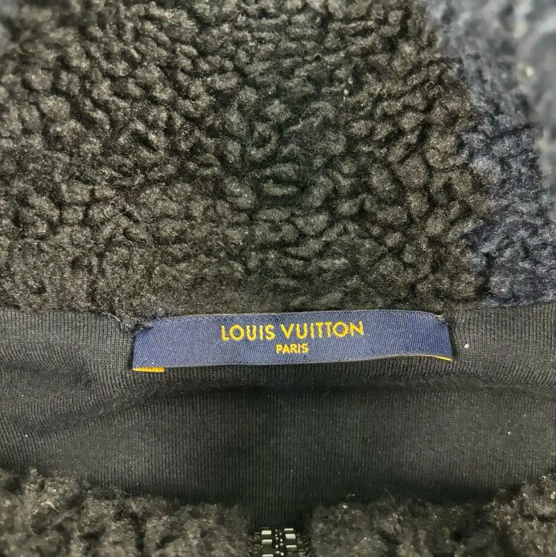 Louis Vuitton Louis Vuitton Men's Dark Blue Winter Jacket 0089 Size US XL / EU 56 / 4 - 4 Thumbnail