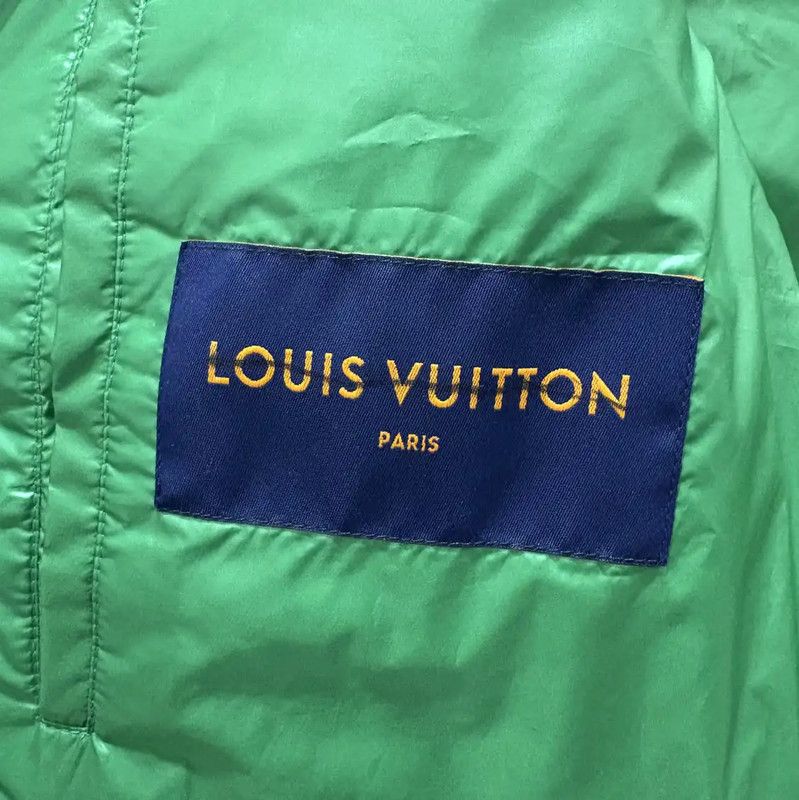 Louis Vuitton Louis Vuitton Men's Green Nylon Puffer Vest 0089 Size US L / EU 52-54 / 3 - 3 Thumbnail