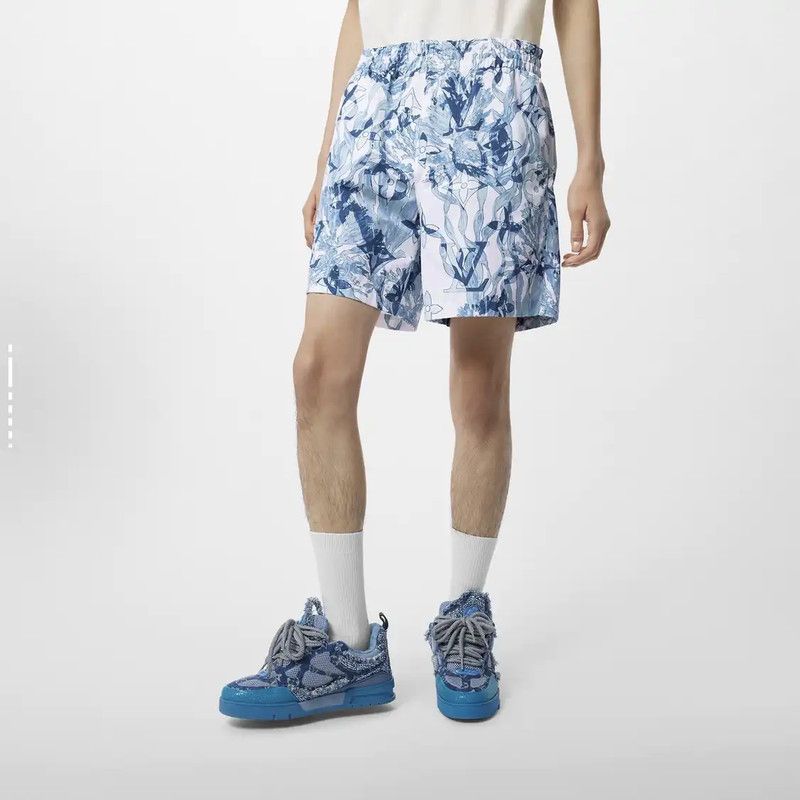 Louis Vuitton Louis Vuitton Colorful Cotton Blend Men’s Shorts 0089 Size US 26 / EU 42 - 2 Thumbnail