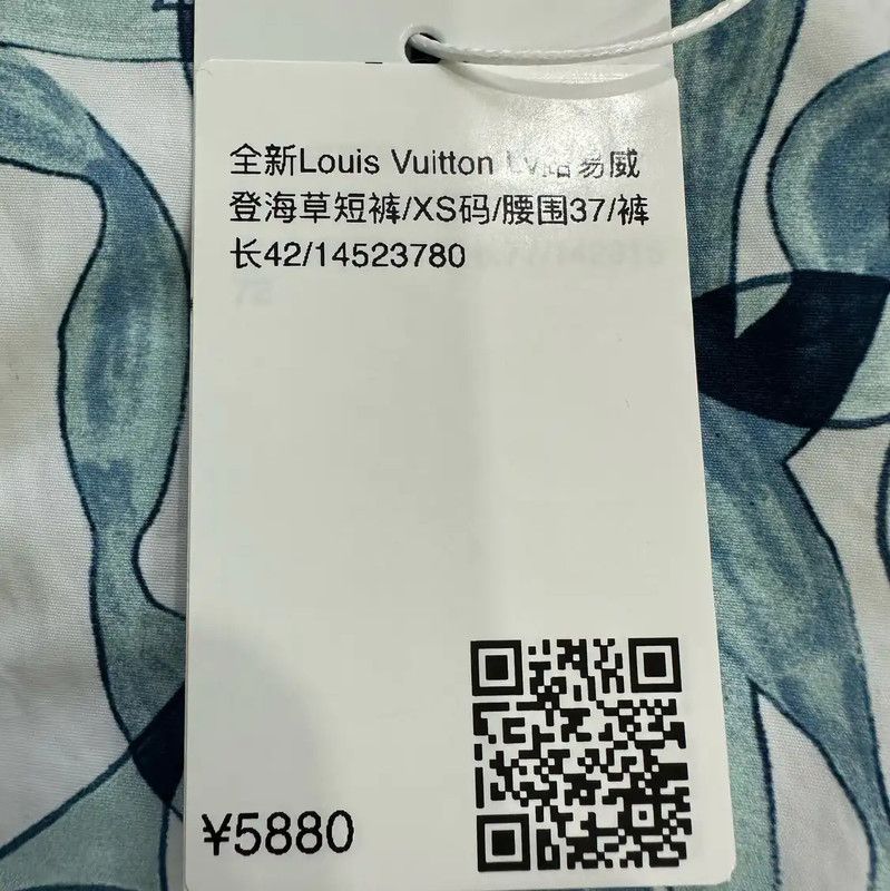Louis Vuitton Louis Vuitton Colorful Cotton Blend Men’s Shorts 0089 Size US 26 / EU 42 - 3 Thumbnail