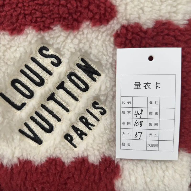 Louis Vuitton Louis Vuitton Red Wool Checker Jacket 0089 Size US S / EU 44-46 / 1 - 5 Thumbnail