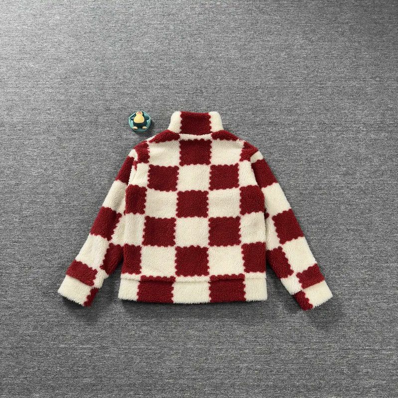 Louis Vuitton Louis Vuitton Red Wool Checker Jacket 0089 Size US S / EU 44-46 / 1 - 2 Thumbnail