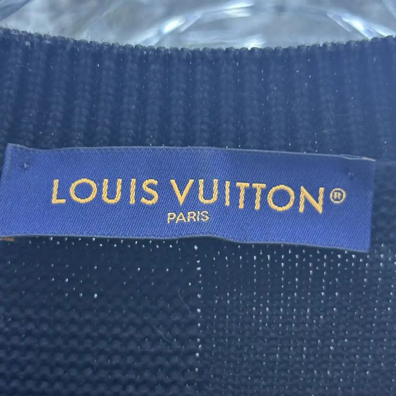 Louis Vuitton Louis Vuitton Black Wool Long Sleeve Sweater 0089 Size US M / EU 48-50 / 2 - 6 Thumbnail