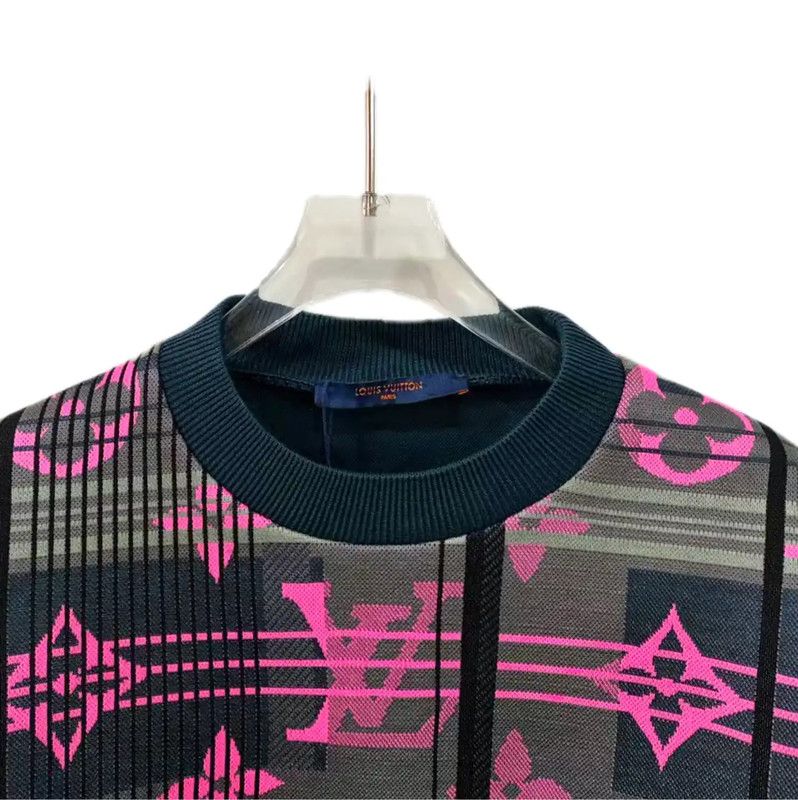 Louis Vuitton Louis Vuitton Men's Colorblock Polyester Sweatshirt 0089 Size US M / EU 48-50 / 2 - 3 Thumbnail