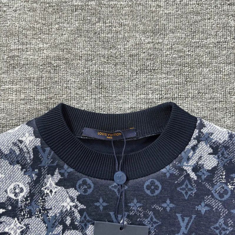 Louis Vuitton Louis Vuitton Men's Blue Cotton Sweatshirt 0089 Size US XS / EU 42 / 0 - 3 Thumbnail