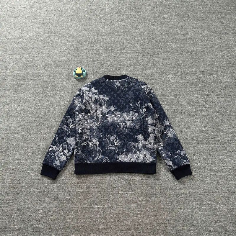 Louis Vuitton Louis Vuitton Men's Blue Cotton Sweatshirt 0089 Size US XS / EU 42 / 0 - 2 Thumbnail
