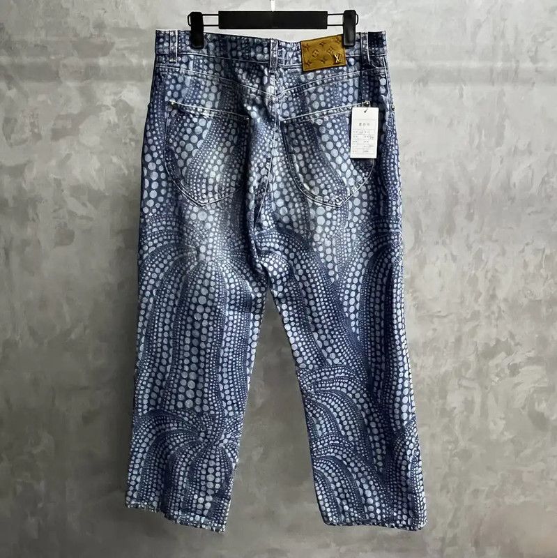 Louis Vuitton Louis Vuitton Men's Blue Denim Casual Pants 0089 Size US 34 / EU 50 - 2 Thumbnail