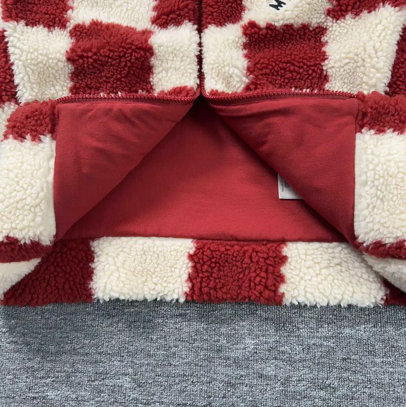 Louis Vuitton Louis Vuitton Red Wool Oversized Jacket 0089 Size US XL / EU 56 / 4 - 5 Thumbnail