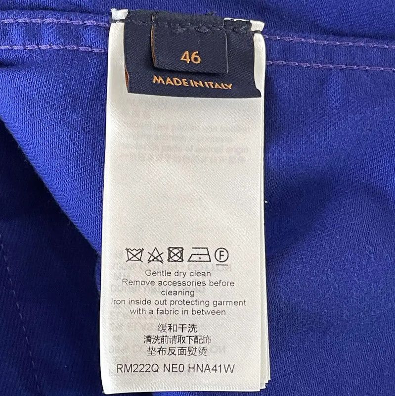 Louis Vuitton Louis Vuitton Blue Polyester Men's Jacket 0089 Size US S / EU 44-46 / 1 - 5 Thumbnail
