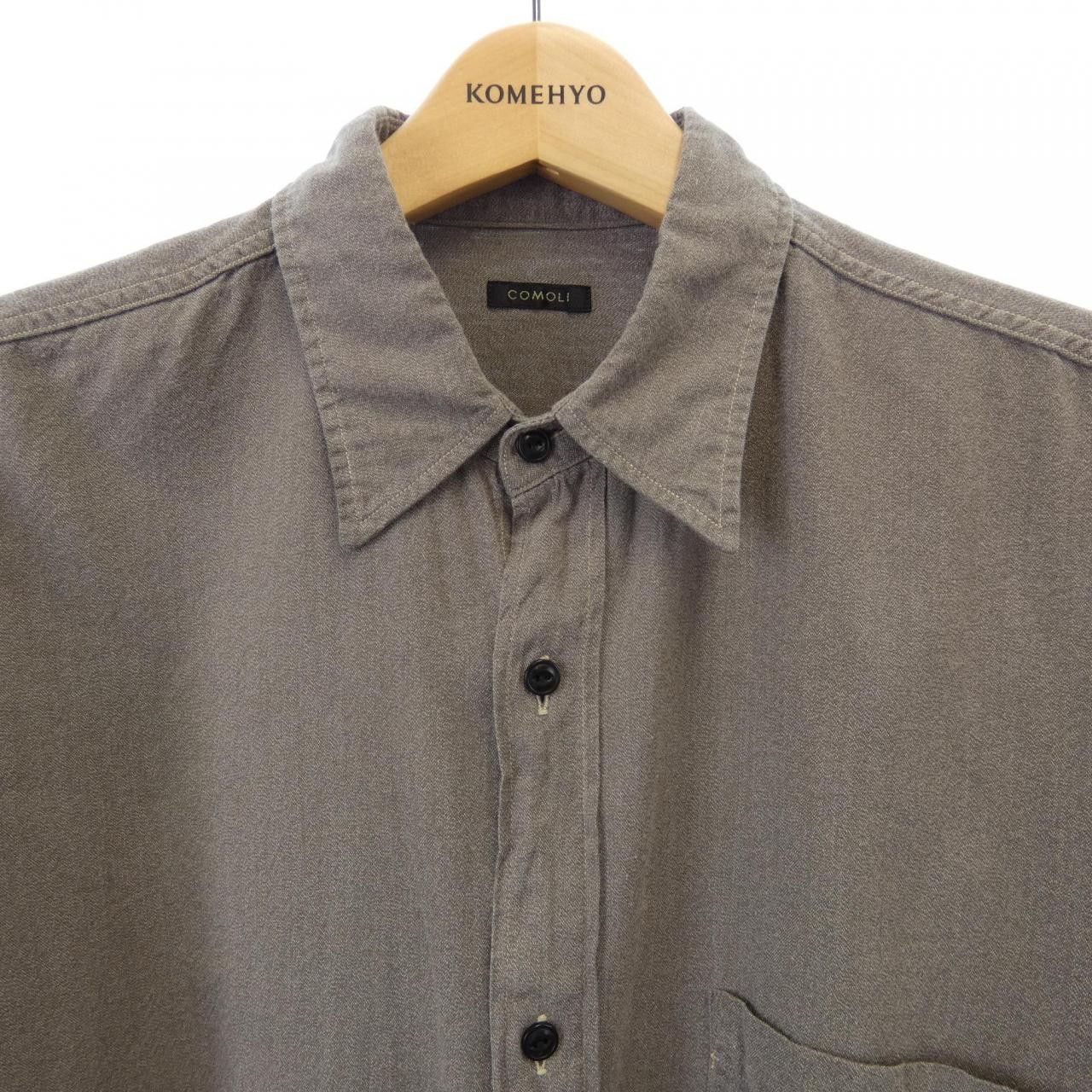 Other Other Comoli Shirt Cotton Dress Shirt Z01-02004 DUTY FREE for USA Size ONE SIZE - 5 Thumbnail