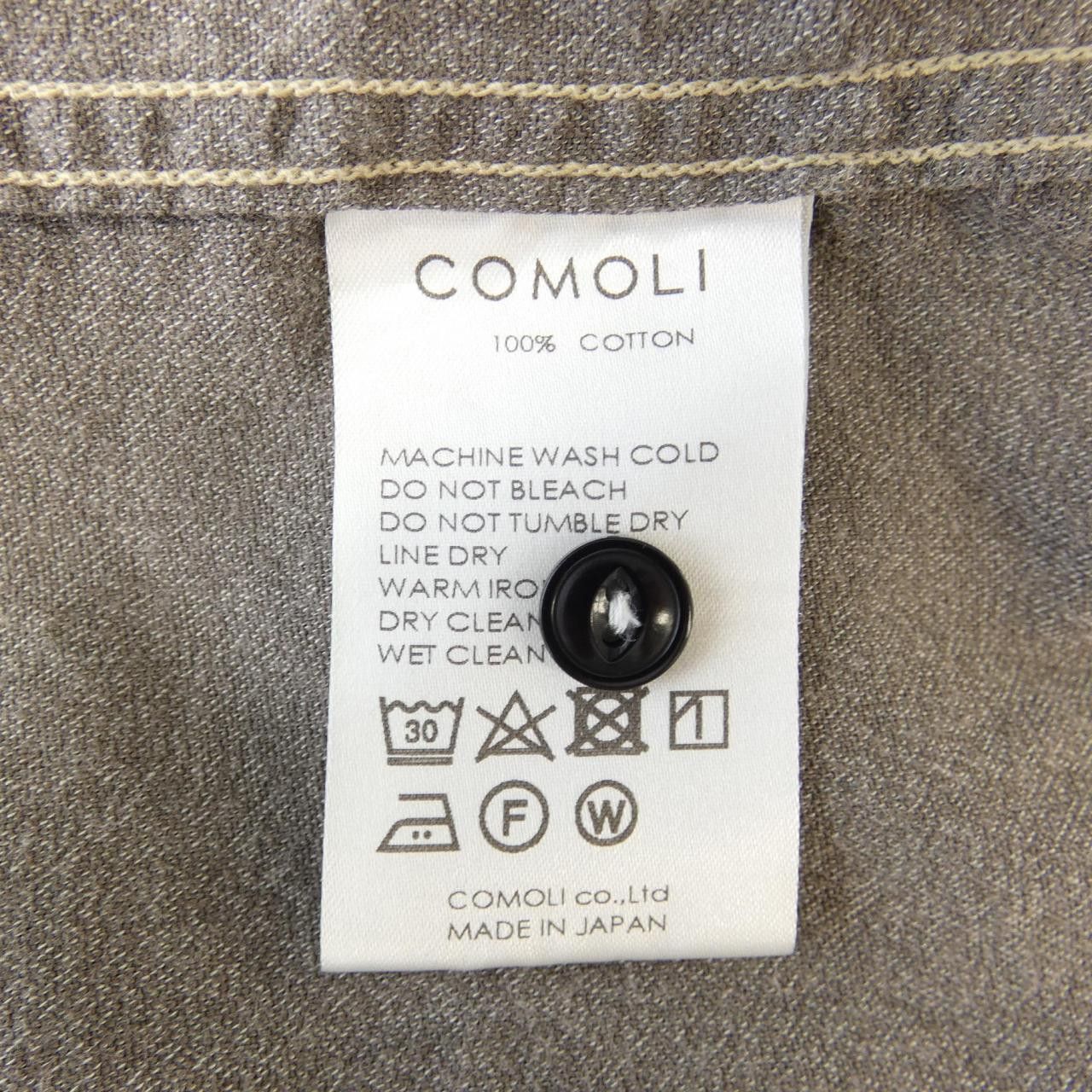 Other Other Comoli Shirt Cotton Dress Shirt Z01-02004 DUTY FREE for USA Size ONE SIZE - 3 Thumbnail