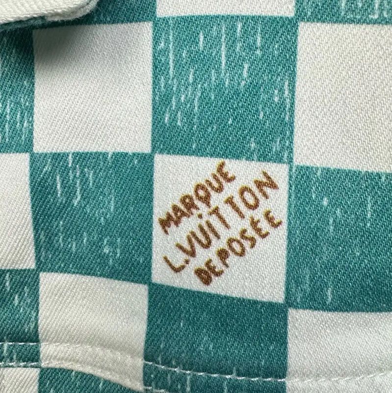 Louis Vuitton Louis Vuitton Spring Blue Checkered Long Coat 0089 Size US S / EU 44-46 / 1 - 4 Thumbnail