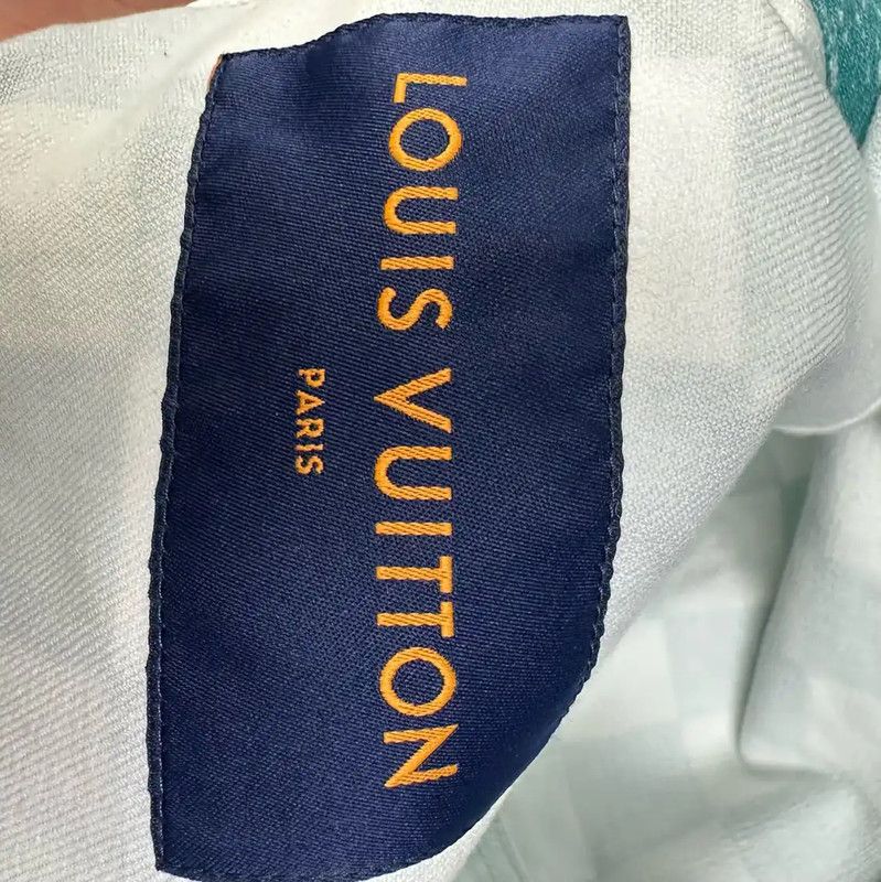 Louis Vuitton Louis Vuitton Spring Blue Checkered Long Coat 0089 Size US S / EU 44-46 / 1 - 5 Thumbnail
