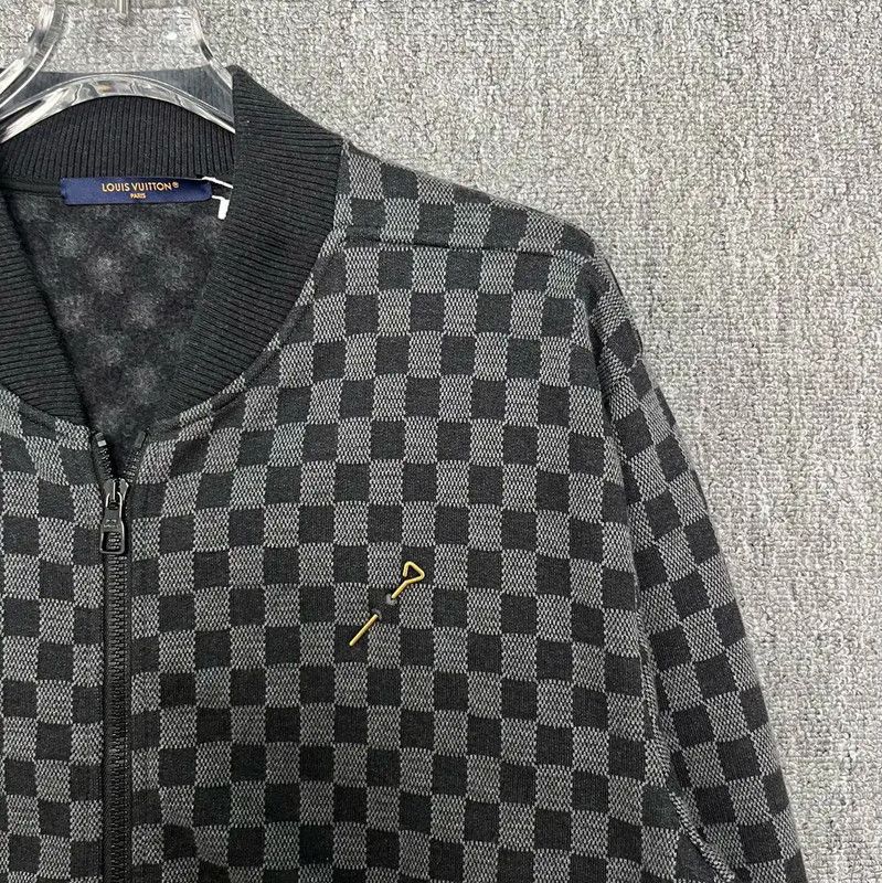 Louis Vuitton Louis Vuitton Gray Cotton Men's Jacket 0089 Size US L / EU 52-54 / 3 - 3 Thumbnail