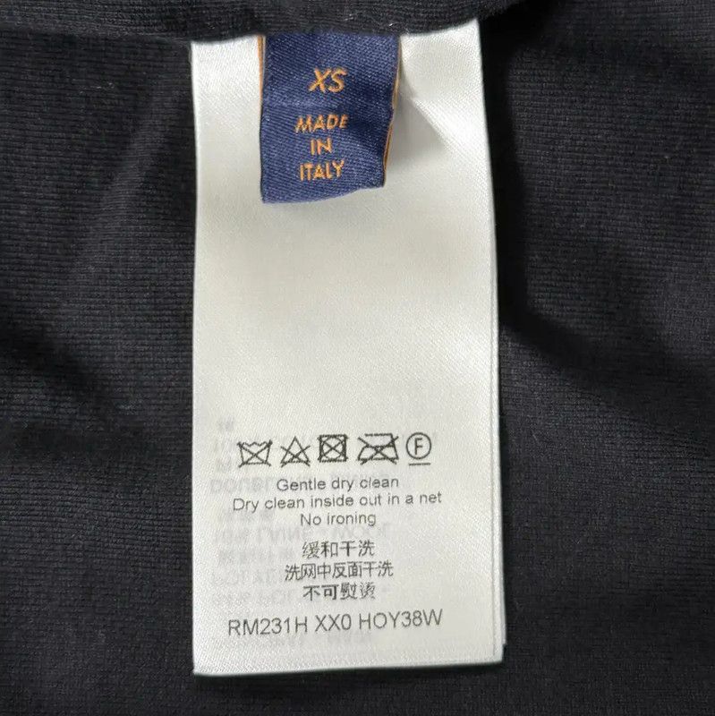 Louis Vuitton Louis Vuitton Black Wool Men's Outerwear 0089 Size US XS / EU 42 / 0 - 4 Thumbnail