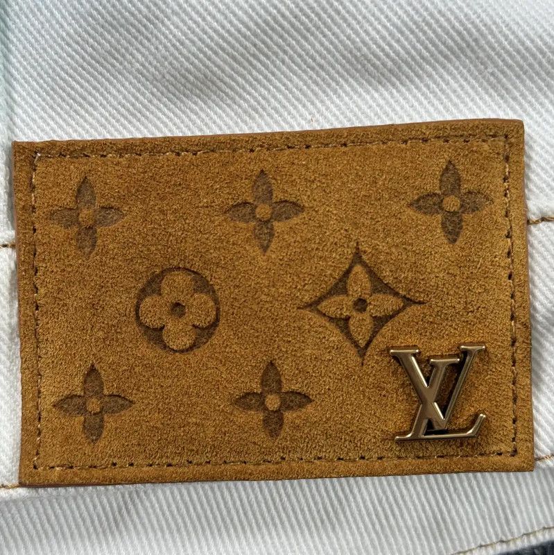 Louis Vuitton Louis Vuitton Men's White Cotton Jacket with Color Splash 0089 Size US M / EU 48-50 / 2 - 9 Thumbnail