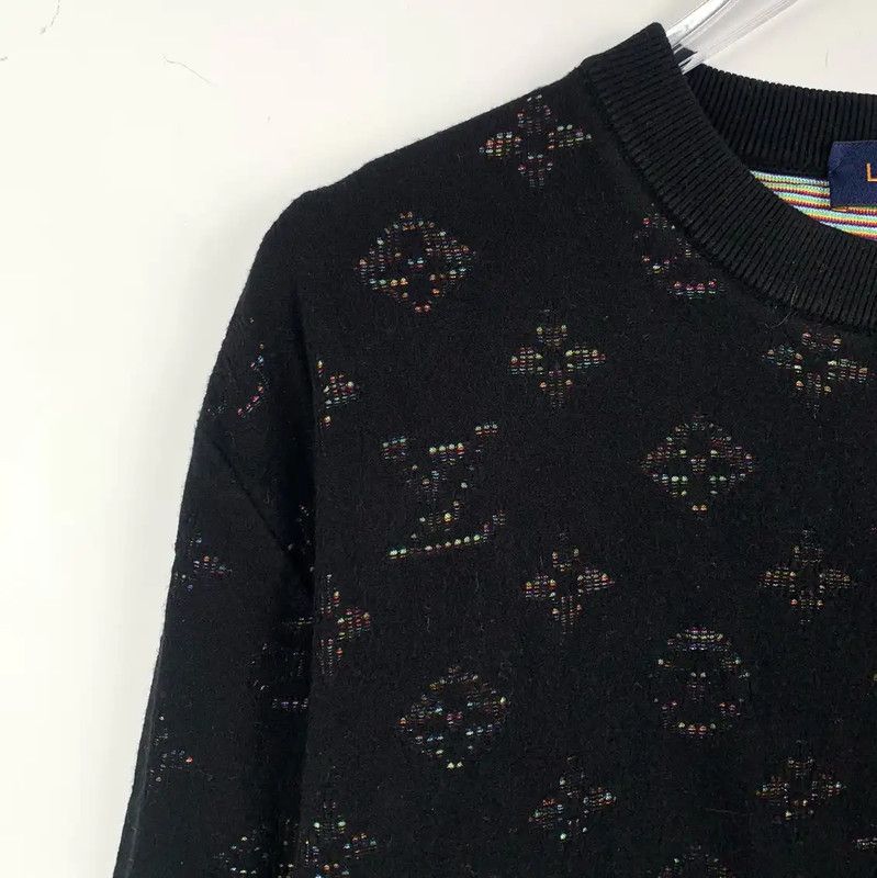 Louis Vuitton Louis Vuitton Black Men's Sweater Size M 0089 Size US M / EU 48-50 / 2 - 3 Thumbnail
