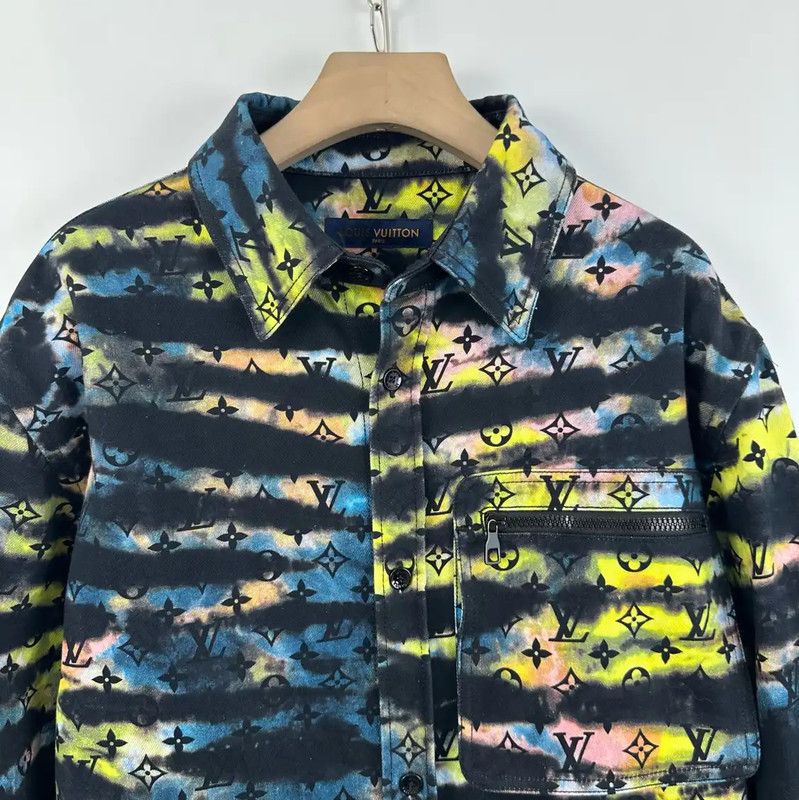 Louis Vuitton Louis Vuitton Multicolor Cotton Long Sleeve Coat 0089 Size US XXL / EU 58 / 5 - 6 Thumbnail