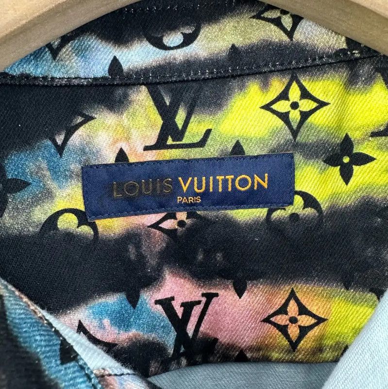 Louis Vuitton Louis Vuitton Multicolor Cotton Long Sleeve Coat 0089 Size US XXL / EU 58 / 5 - 4 Thumbnail