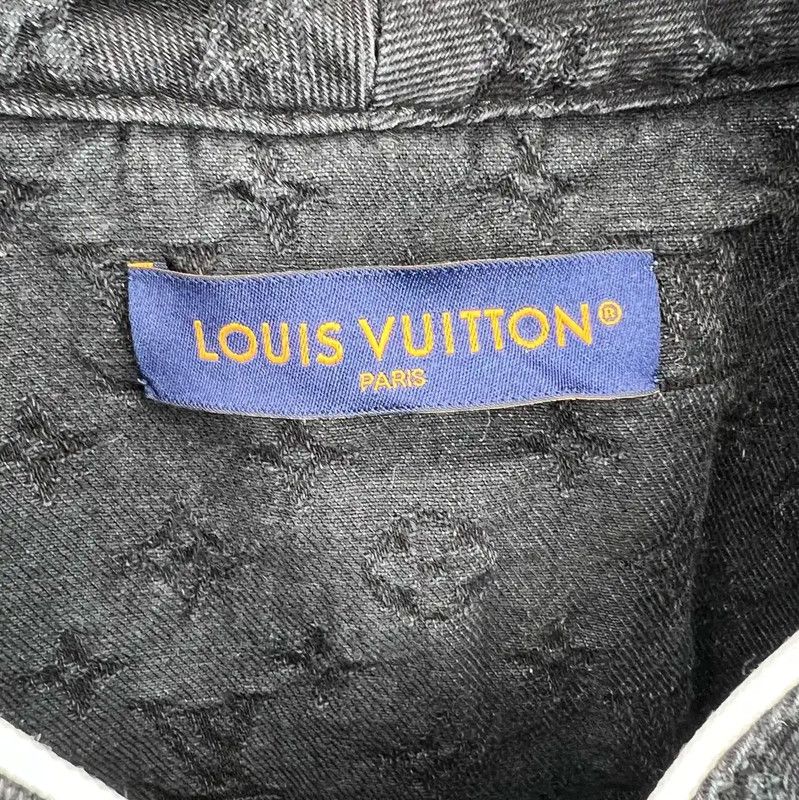 Louis Vuitton Louis Vuitton Black Cotton Men's T-Shirt 0089 Size US L / EU 52-54 / 3 - 3 Thumbnail