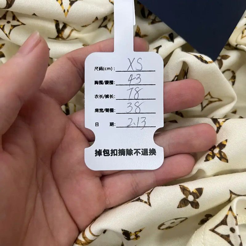 Louis Vuitton Louis Vuitton White Monogram Shirt Dress XS 0089 Size US XS / EU 42 / 0 - 5 Thumbnail