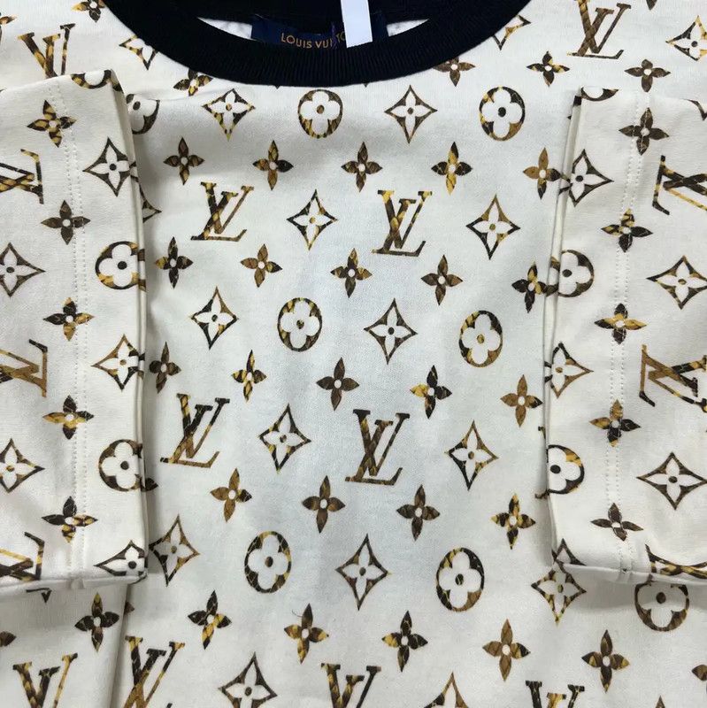 Louis Vuitton Louis Vuitton White Monogram Shirt Dress XS 0089 Size US XS / EU 42 / 0 - 4 Thumbnail