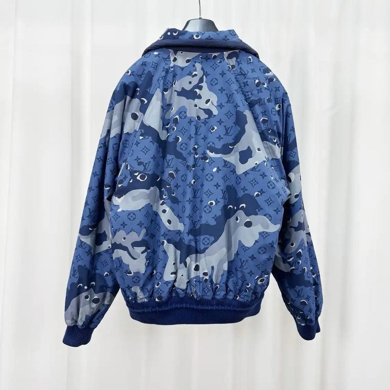 Louis Vuitton Louis Vuitton Blue Logo Long Sleeve Jacket 0089 Size US S / EU 44-46 / 1 - 2 Thumbnail