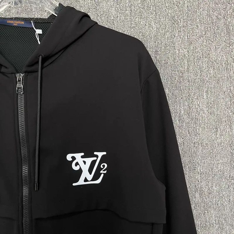 Louis Vuitton Louis Vuitton Black Nylon Men's Jacket 0089 Size US L / EU 52-54 / 3 - 3 Thumbnail