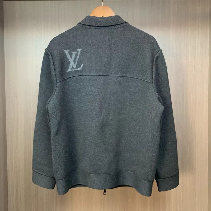 Louis Vuitton Louis Vuitton Men's Wool Winter Jacket in Black 0089 Size US L / EU 52-54 / 3 - 2 Thumbnail