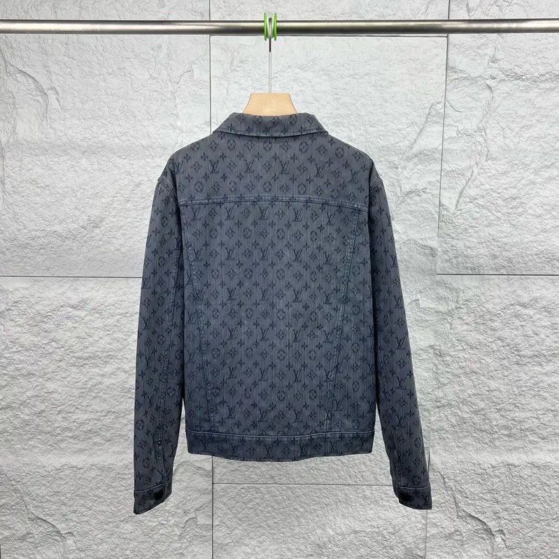 Louis Vuitton Louis Vuitton Blue Denim Jacket for Men 0089 Size US XL / EU 56 / 4 - 2 Thumbnail