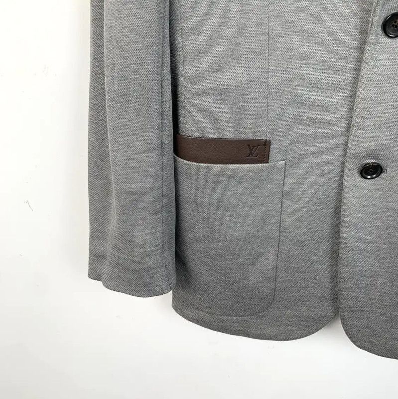 Louis Vuitton Louis Vuitton Gray Cotton Men's Jacket 0089 Size US S / EU 44-46 / 1 - 4 Thumbnail